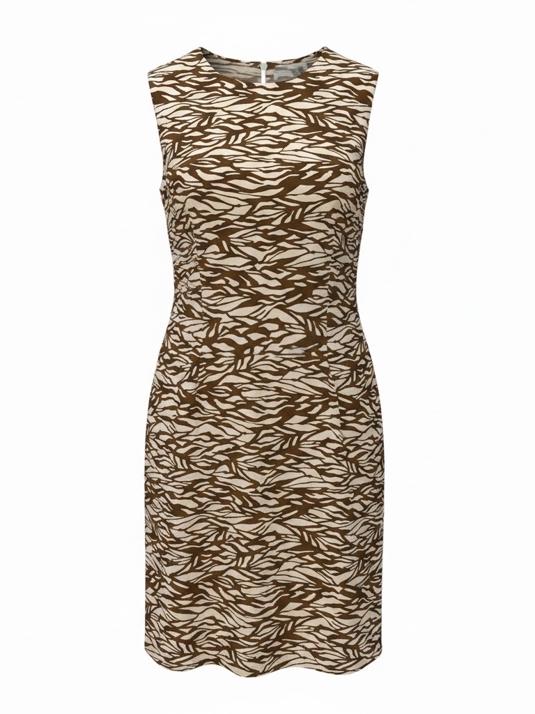Jude Connally Zebra Shift Dress Extra Large